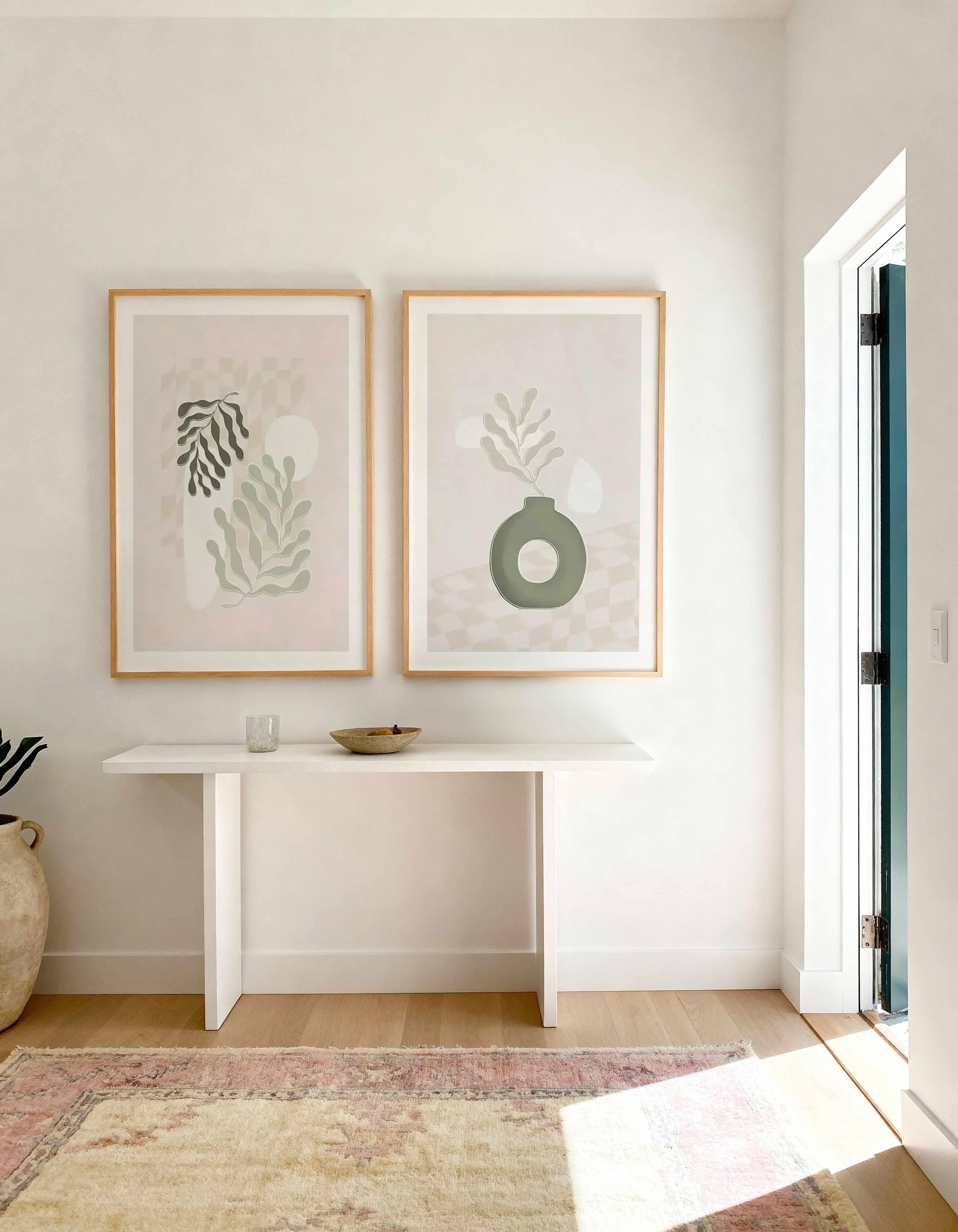 Still Life Botanica II & III Art Print Set of 2 | Matching Wall Art from Olive et Oriel where you can shop wallpaper and artworks online