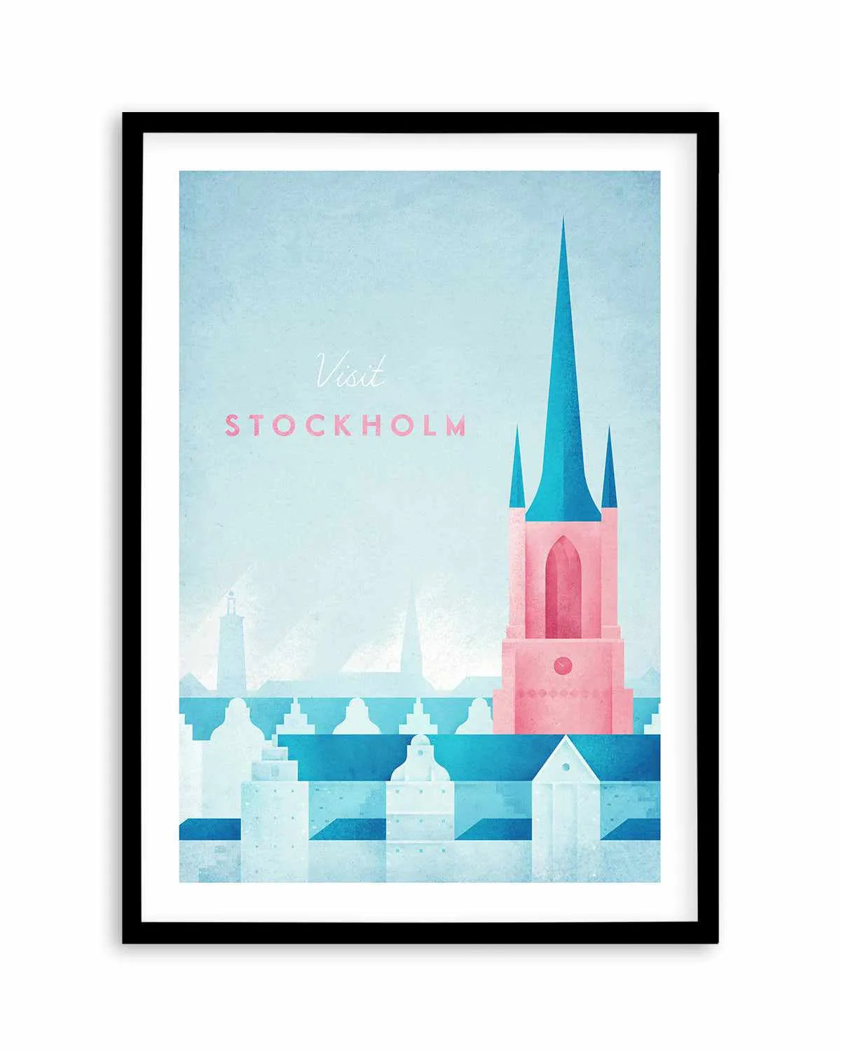 Stockholm by Henry Rivers Art Print from Olive et Oriel where you can shop wallpaper and artworks online