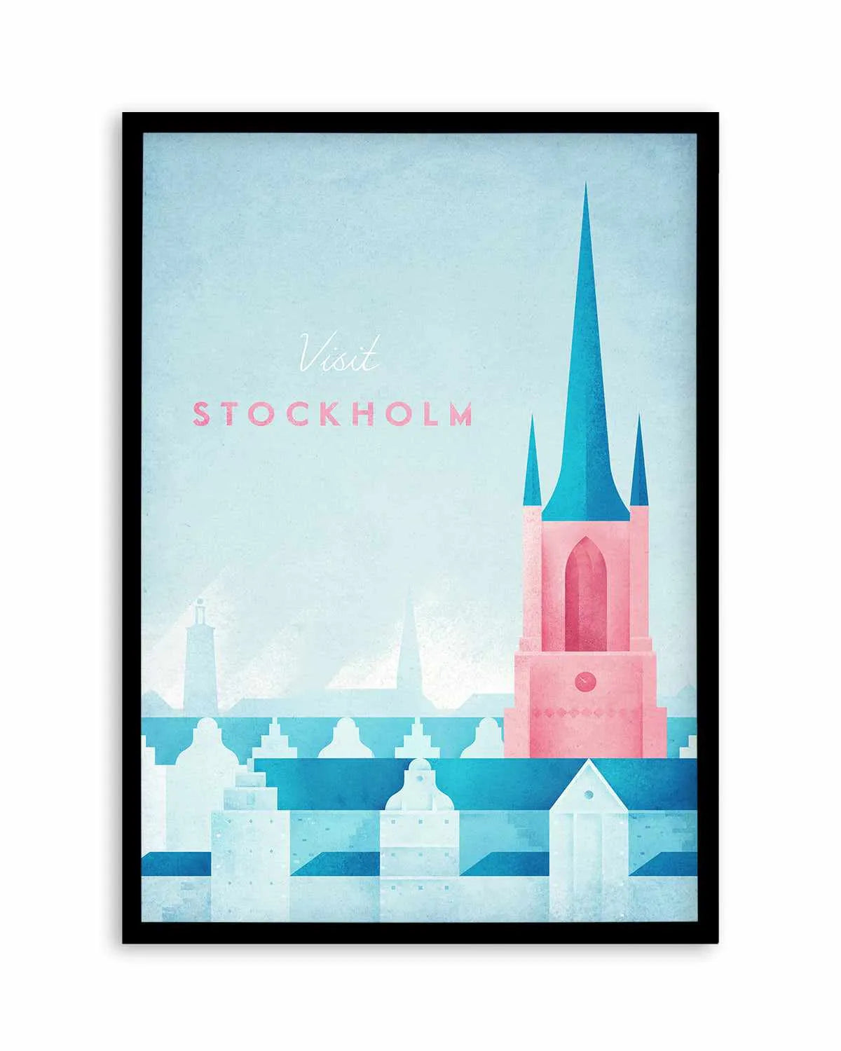 Stockholm by Henry Rivers Art Print from Olive et Oriel where you can shop wallpaper and artworks online