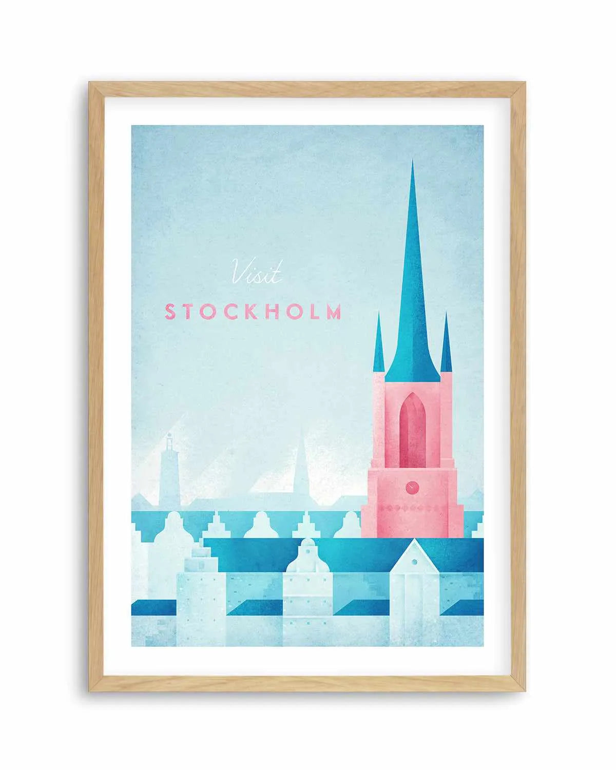 Stockholm by Henry Rivers Art Print from Olive et Oriel where you can shop wallpaper and artworks online