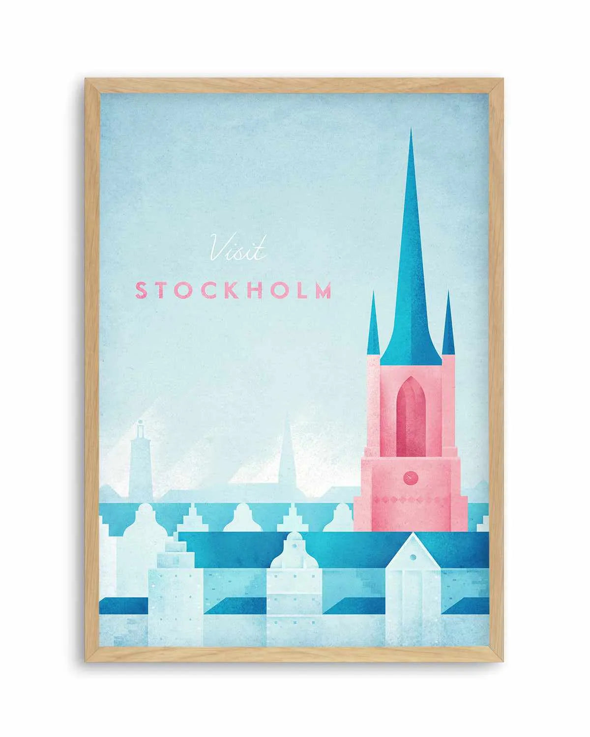 Stockholm by Henry Rivers Art Print from Olive et Oriel where you can shop wallpaper and artworks online