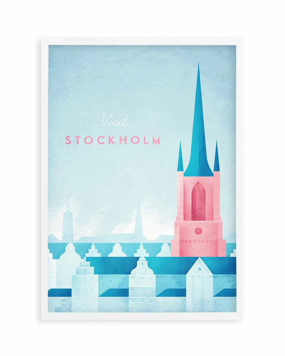 Stockholm by Henry Rivers Art Print from Olive et Oriel where you can shop wallpaper and artworks online