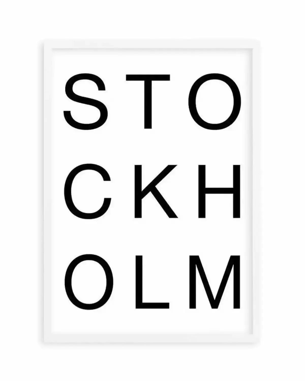 Stockholm Art Print from Olive et Oriel where you can shop wallpaper and artworks online