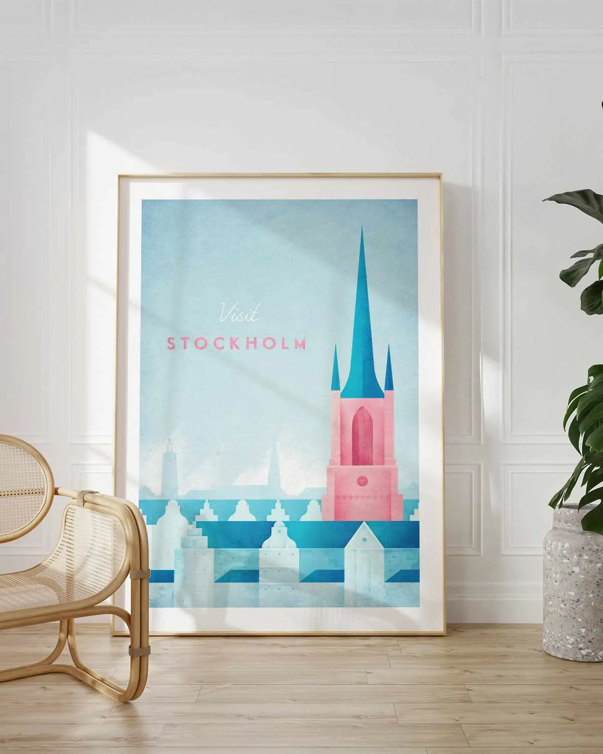 Stockholm by Henry Rivers Art Print from Olive et Oriel where you can shop wallpaper and artworks online