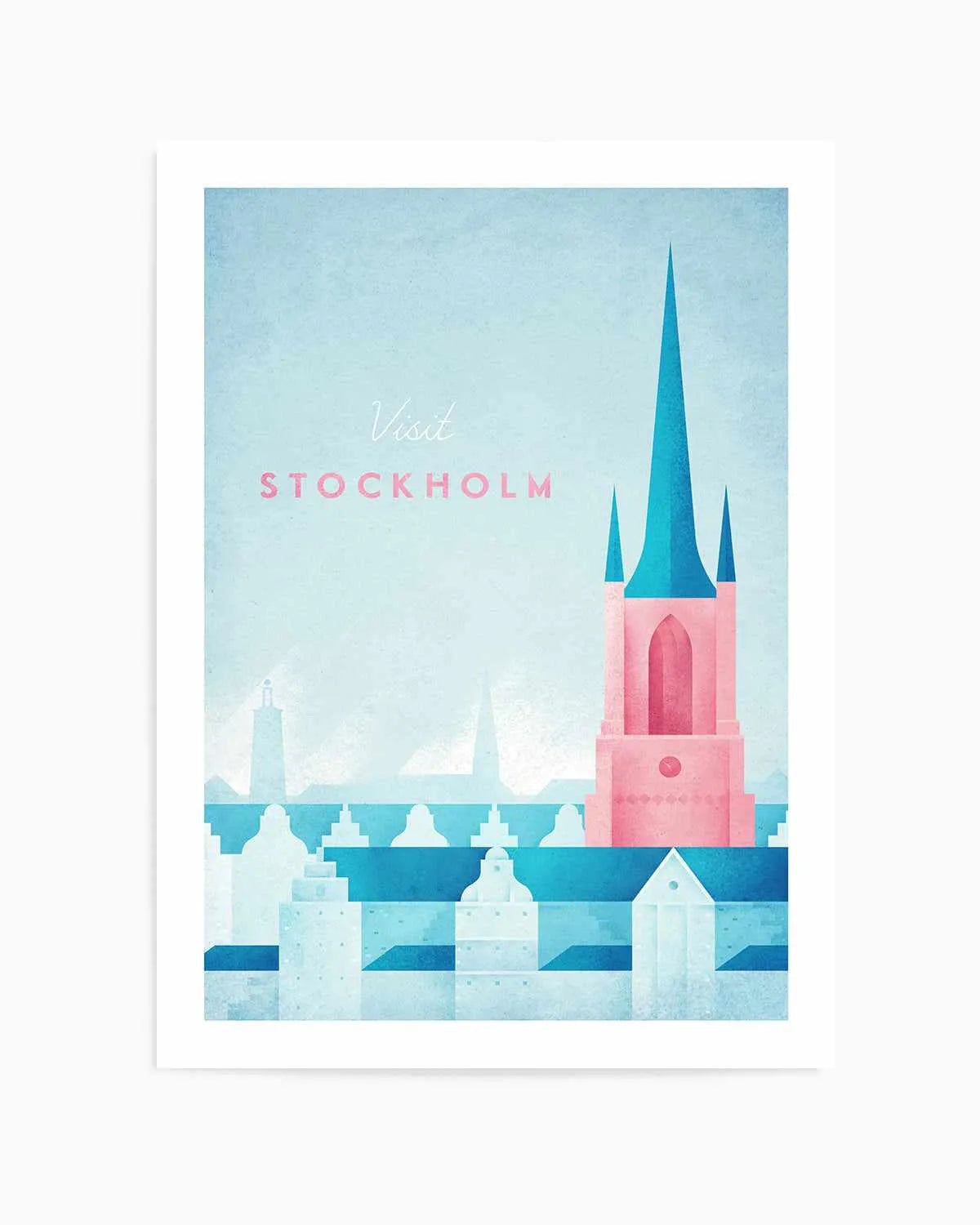 Stockholm by Henry Rivers Art Print from Olive et Oriel where you can shop wallpaper and artworks online