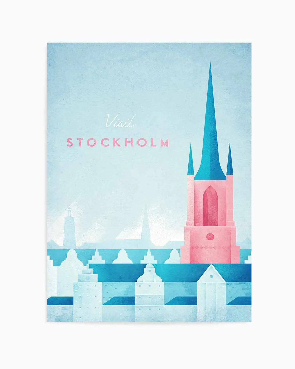 Stockholm by Henry Rivers Art Print from Olive et Oriel where you can shop wallpaper and artworks online