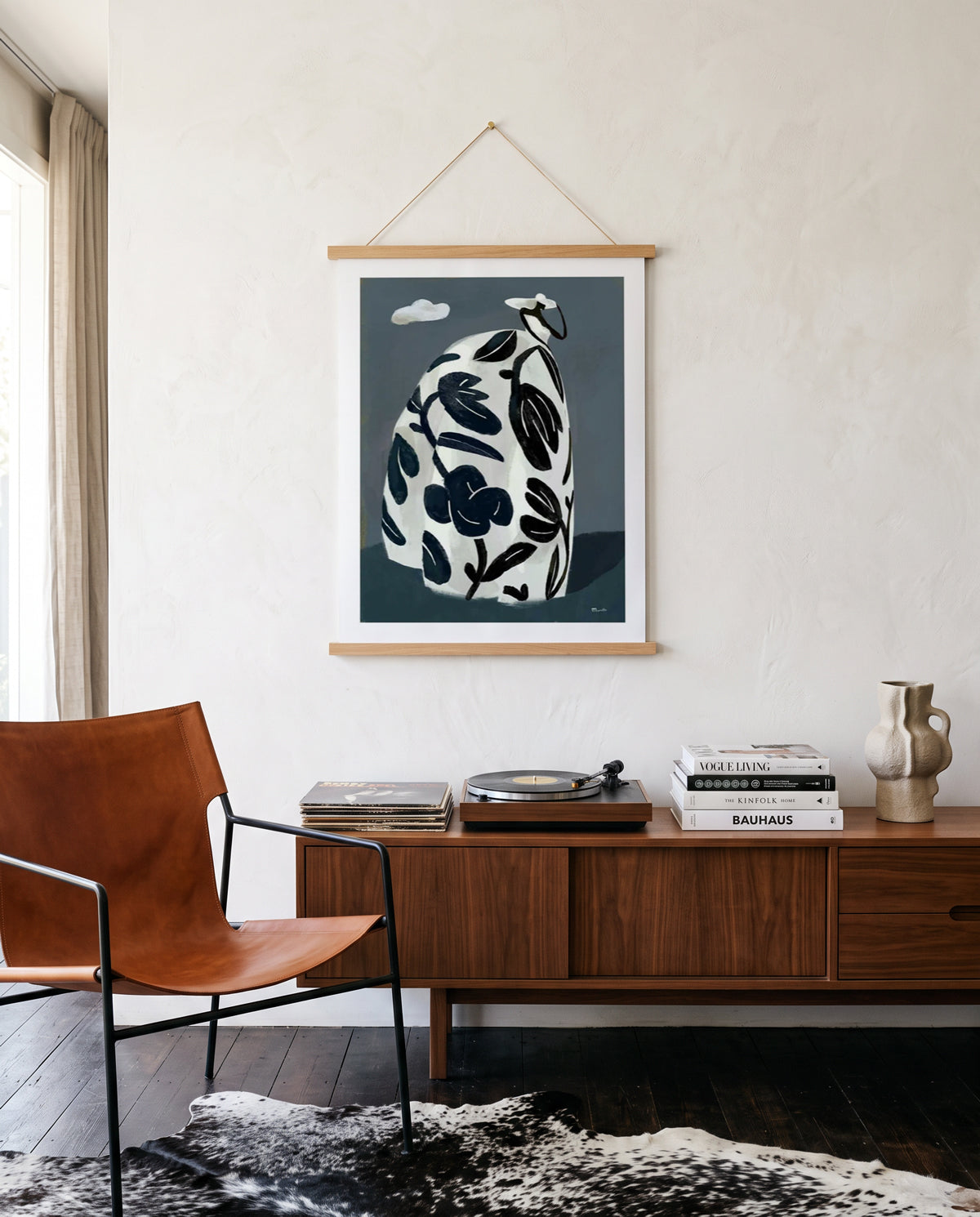 Oak Poster Hanger (2 Sizes Available) Art Print