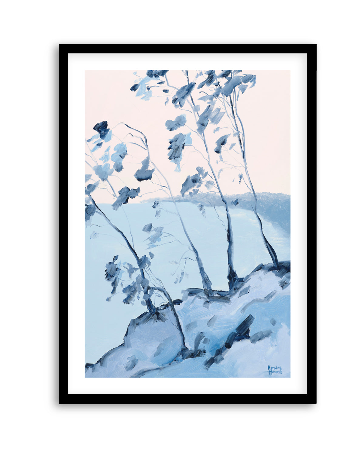 Straddie in Blue by Meredith Howse | Art Print
