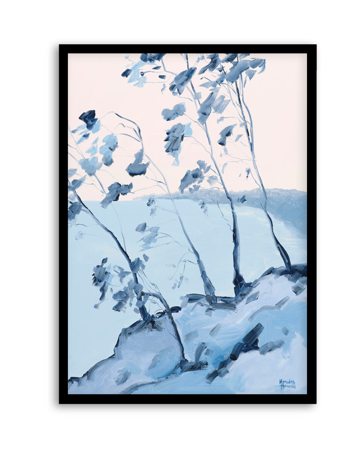 Straddie in Blue by Meredith Howse | Art Print