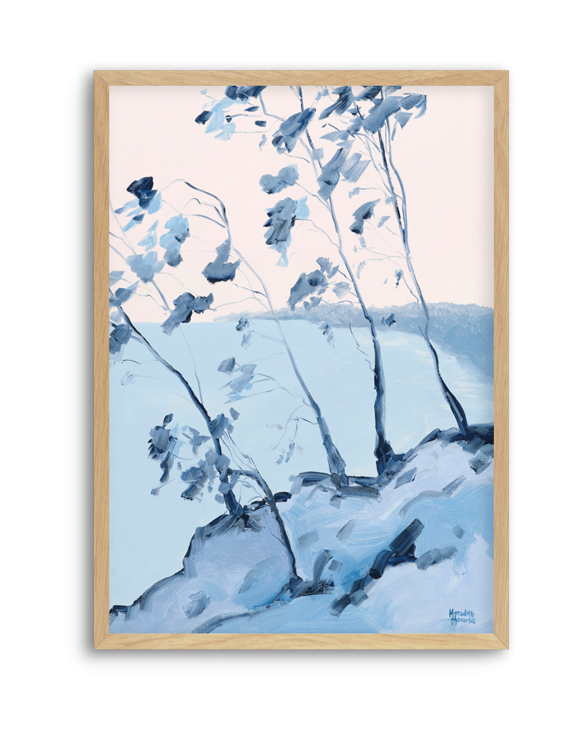 Straddie in Blue by Meredith Howse | Art Print