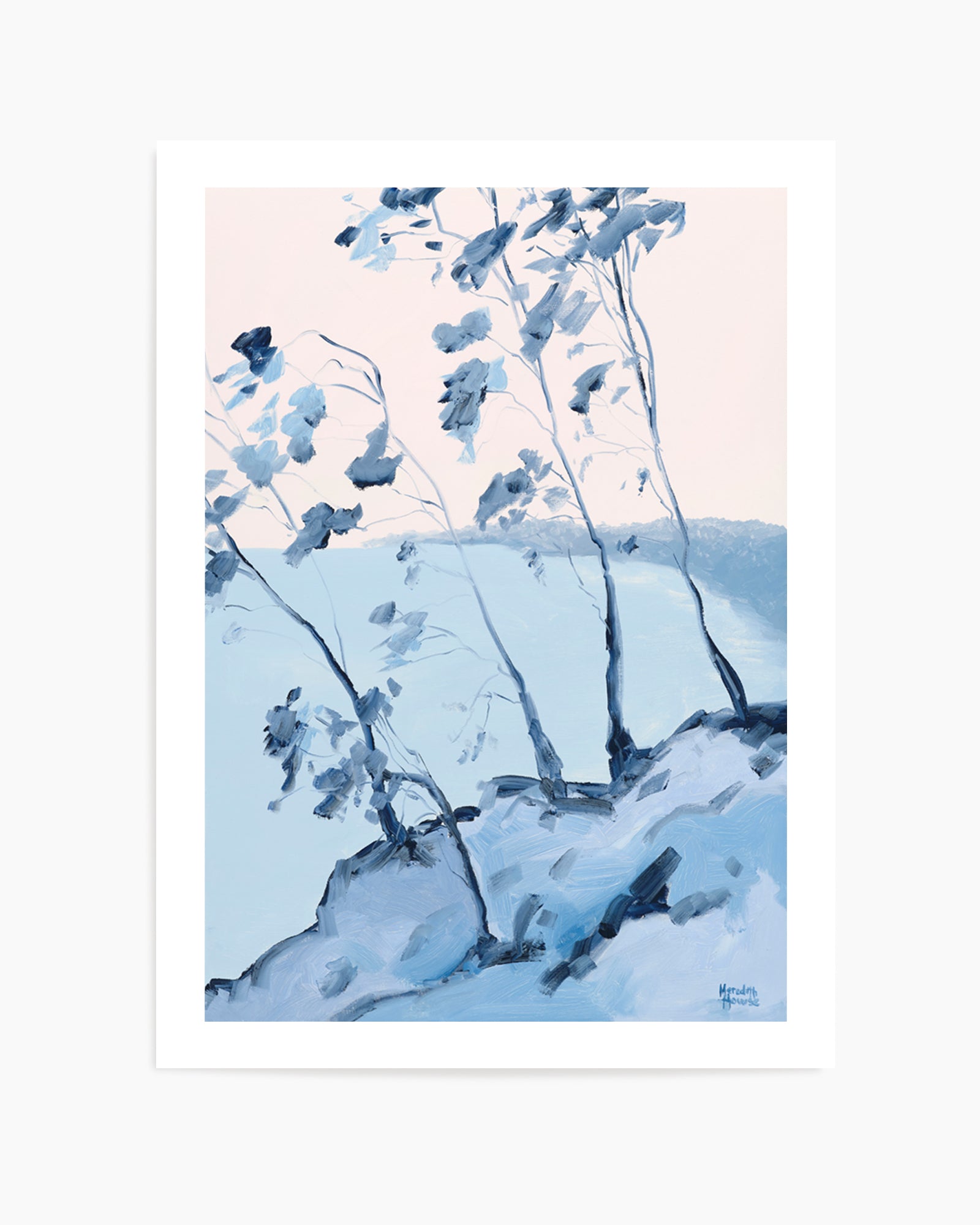 Straddie in Blue by Meredith Howse | Art Print