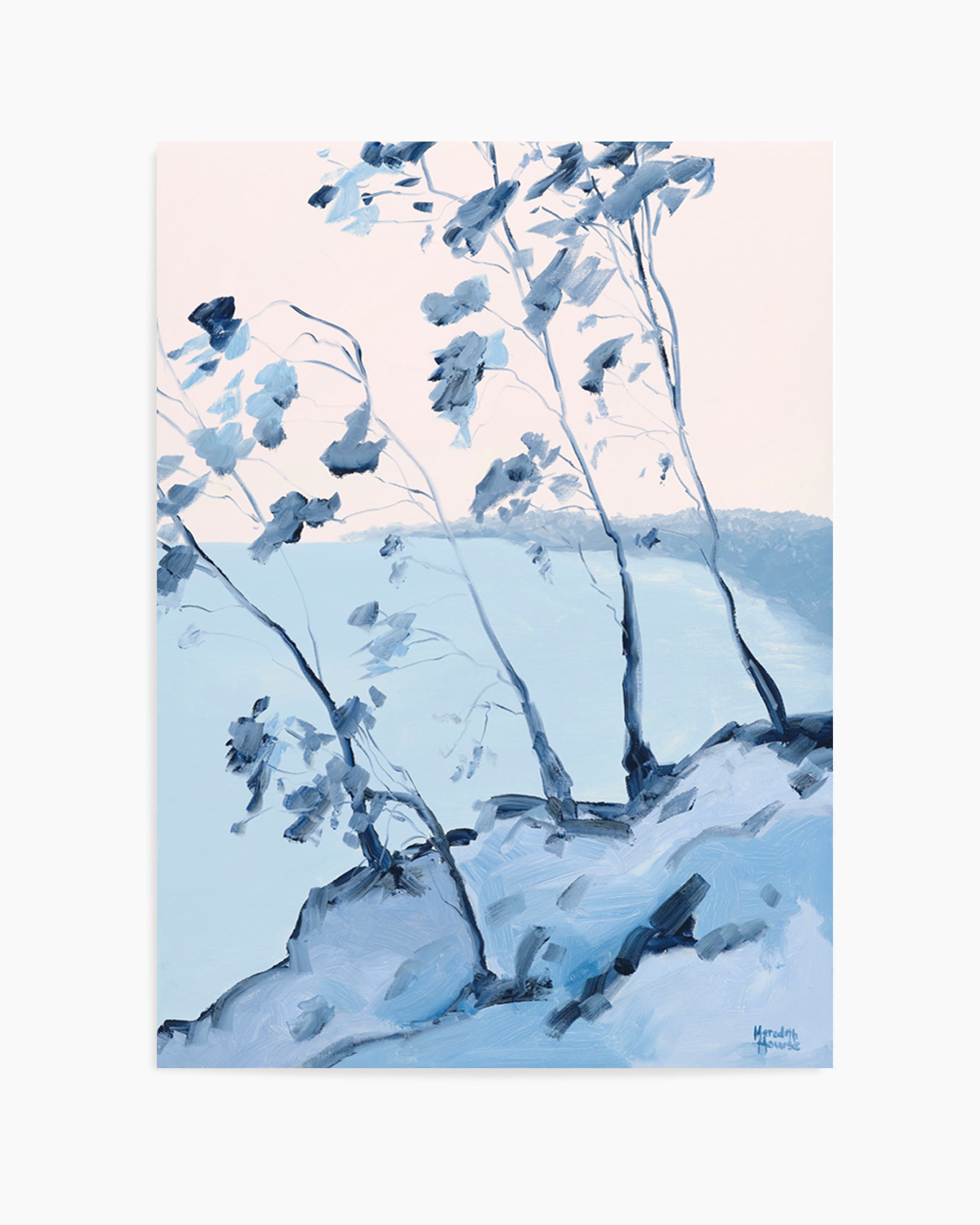 Straddie in Blue by Meredith Howse | Art Print