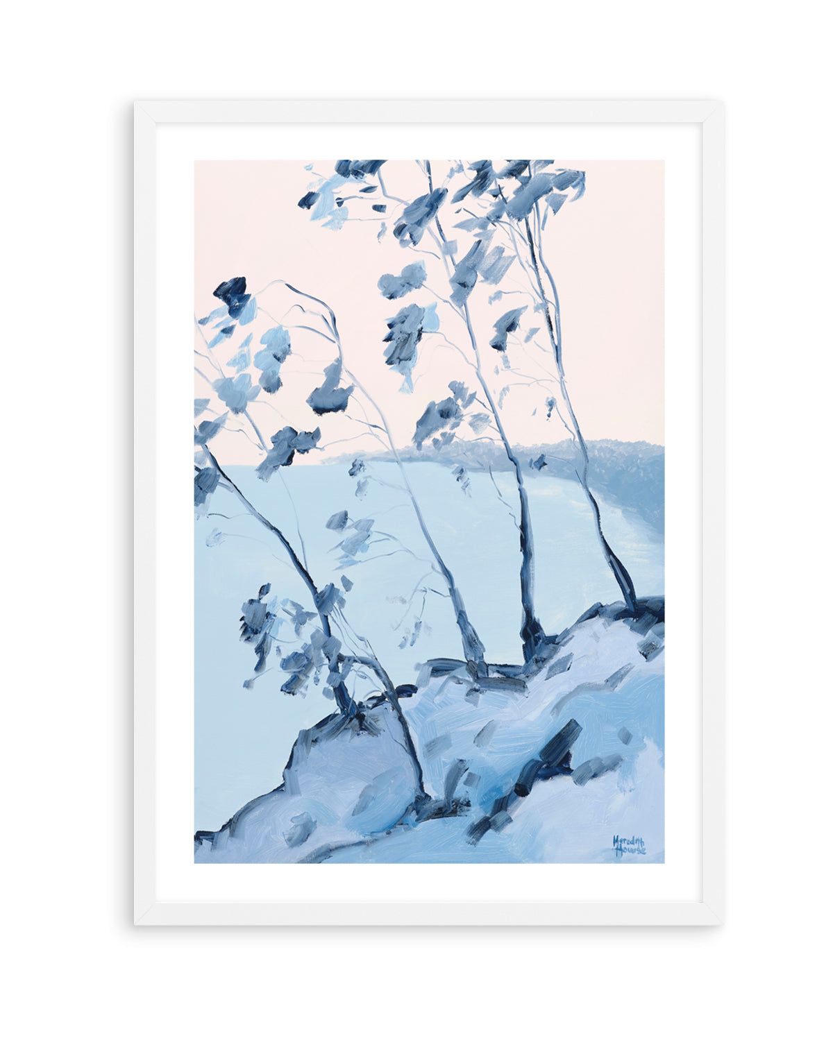 Straddie in Blue by Meredith Howse | Art Print