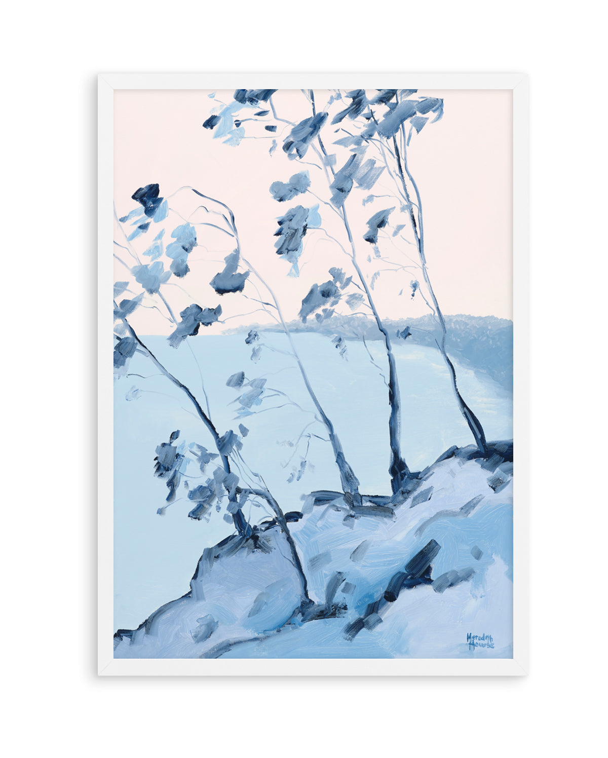 Straddie in Blue by Meredith Howse | Art Print