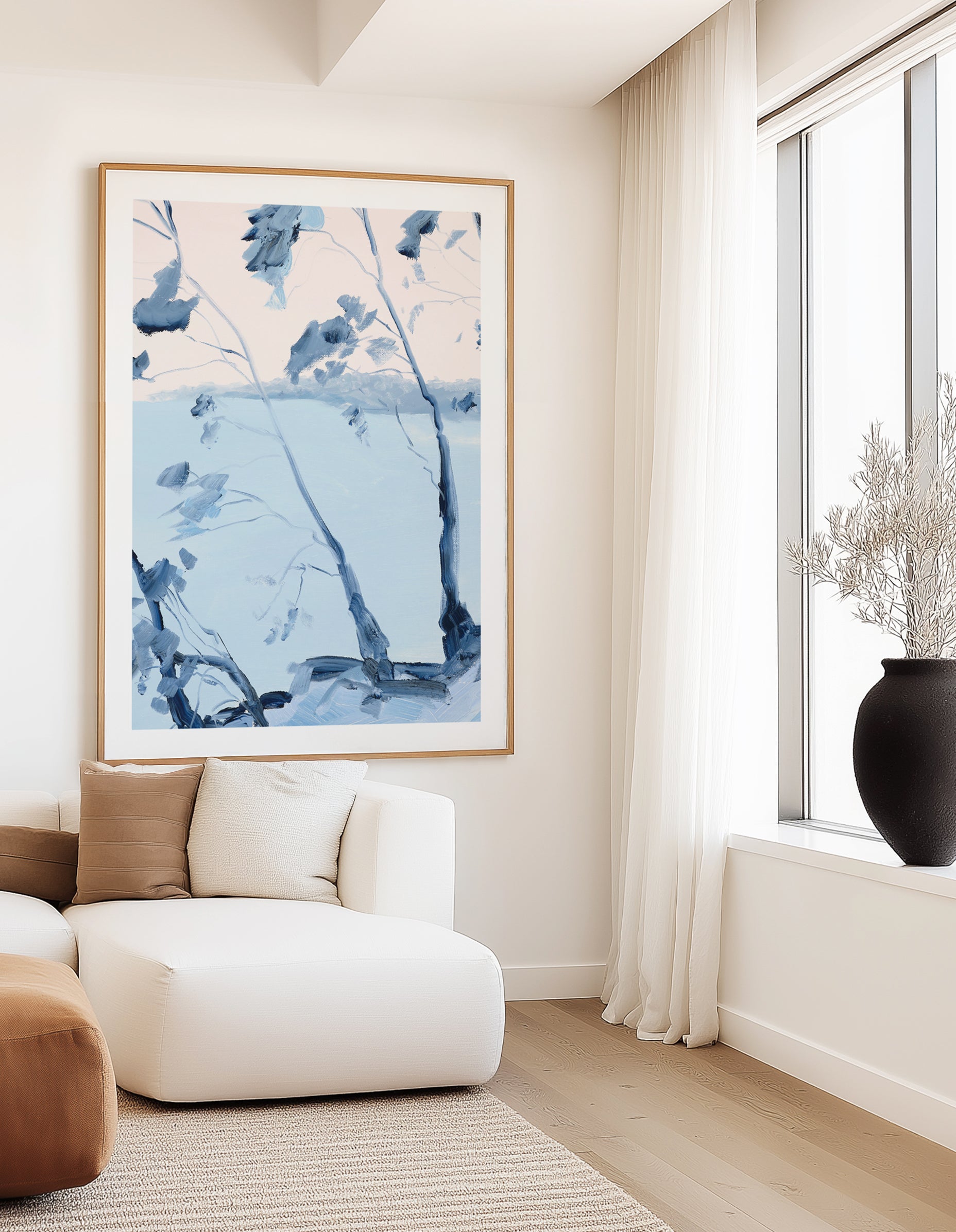 Straddie in Blue by Meredith Howse | Art Print