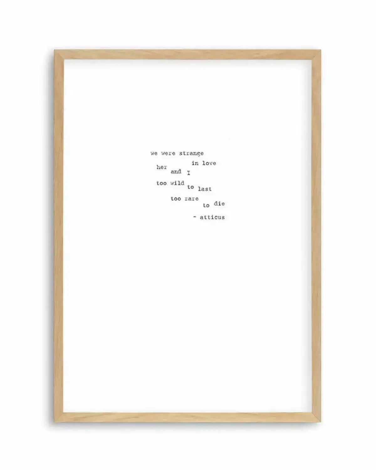 Strange In Love Art Print from Olive et Oriel where you can shop wallpaper and artworks online