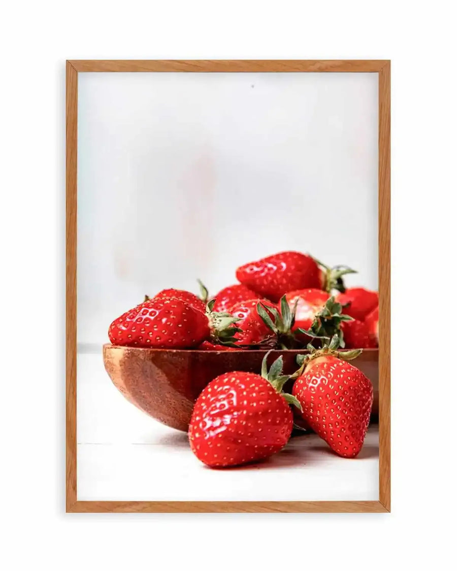 Strawberries Art Print from Olive et Oriel where you can shop wallpaper and artworks online