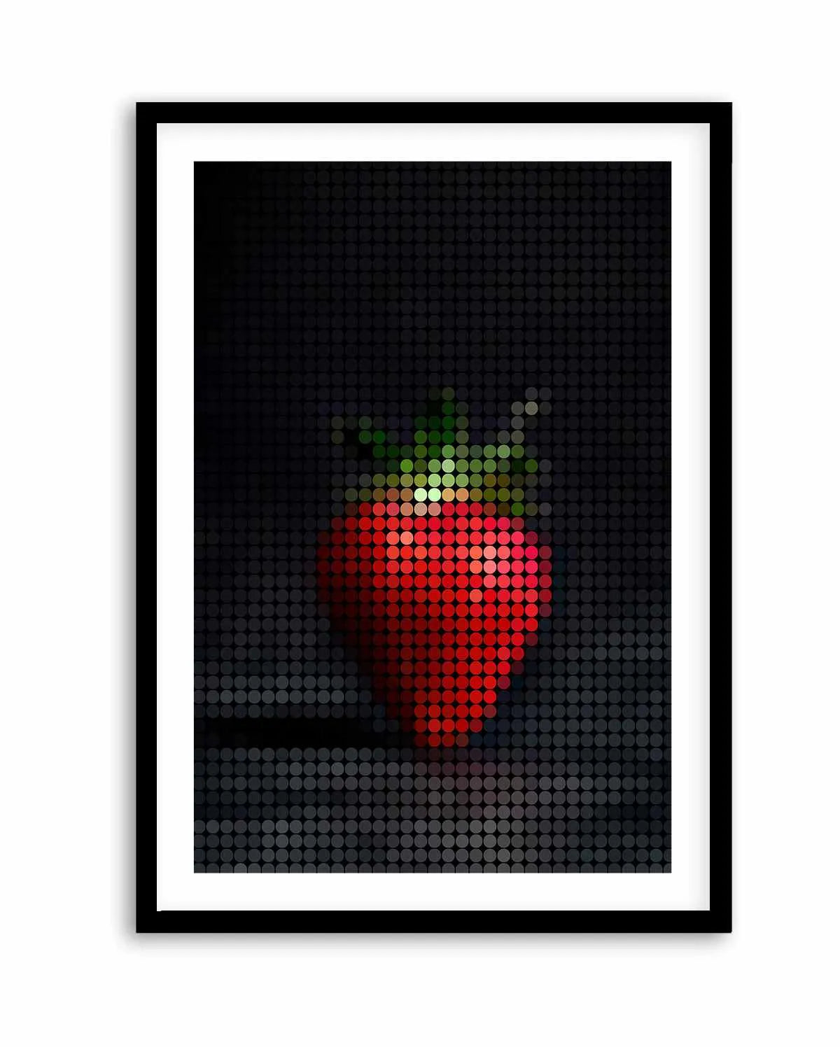 Strawberry Dots | Art Print from Olive et Oriel where you can shop wallpaper and artworks online