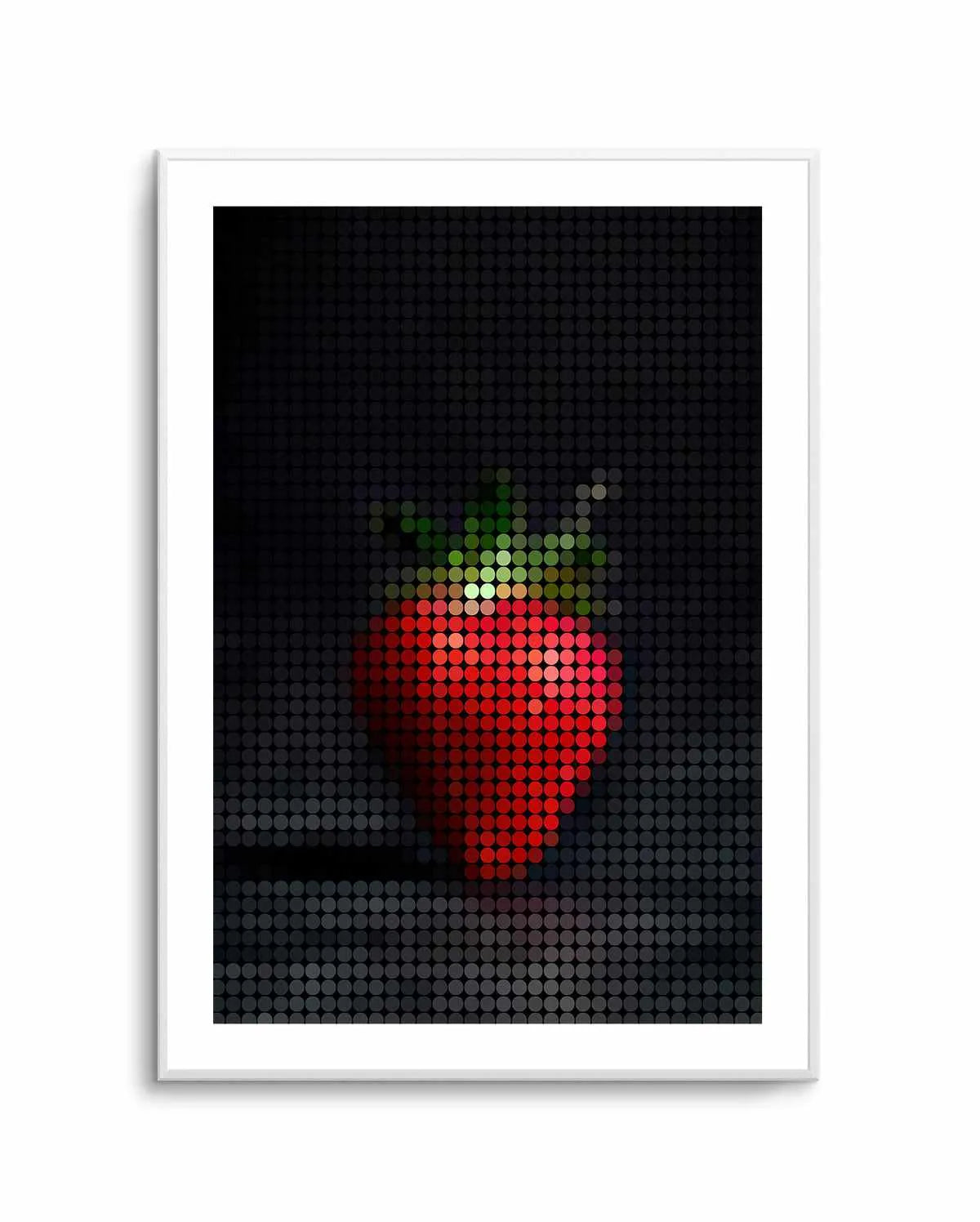 Strawberry Dots | Art Print from Olive et Oriel where you can shop wallpaper and artworks online
