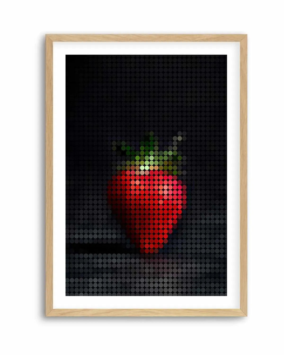Strawberry Dots | Art Print from Olive et Oriel where you can shop wallpaper and artworks online