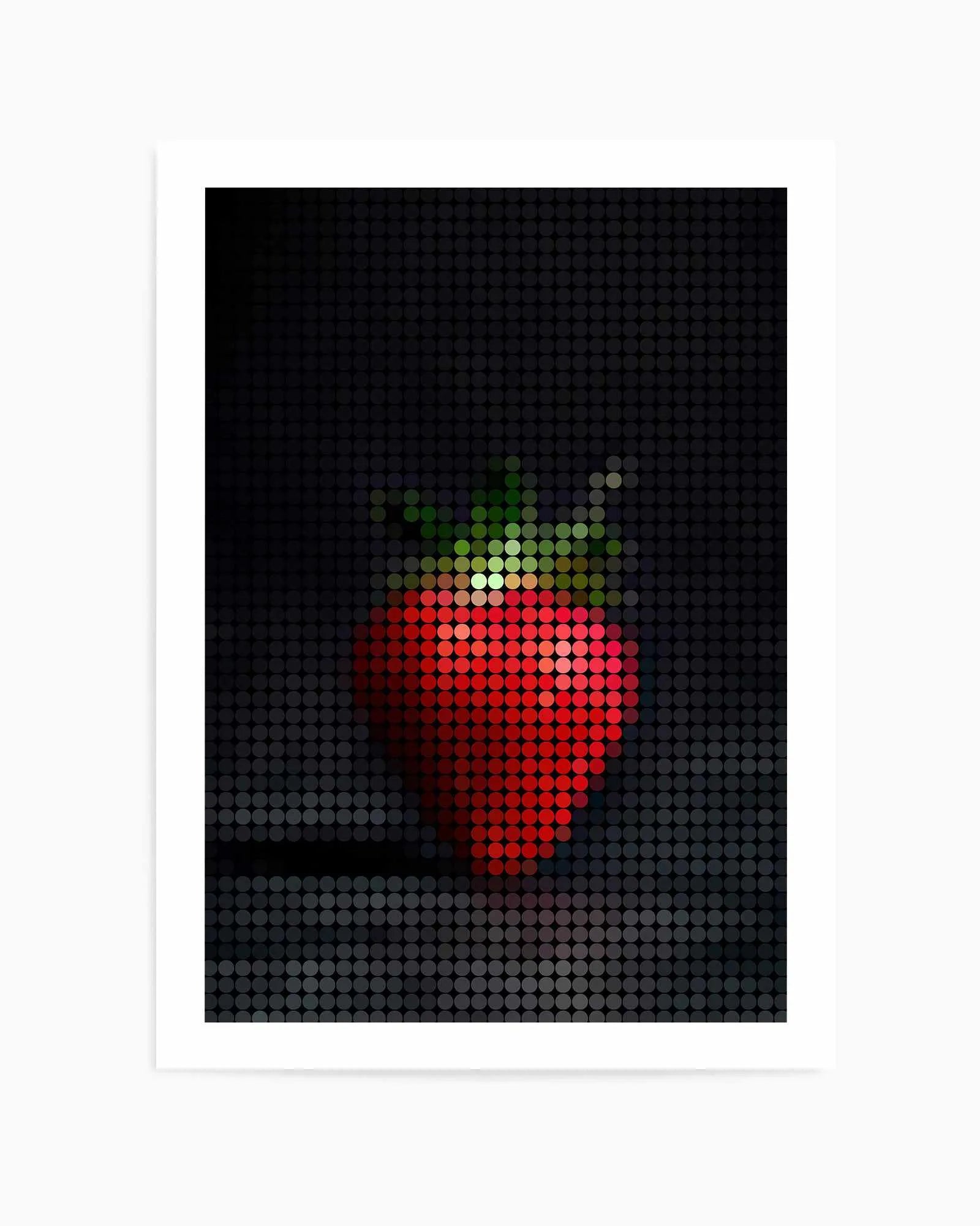 Strawberry Dots | Art Print from Olive et Oriel where you can shop wallpaper and artworks online