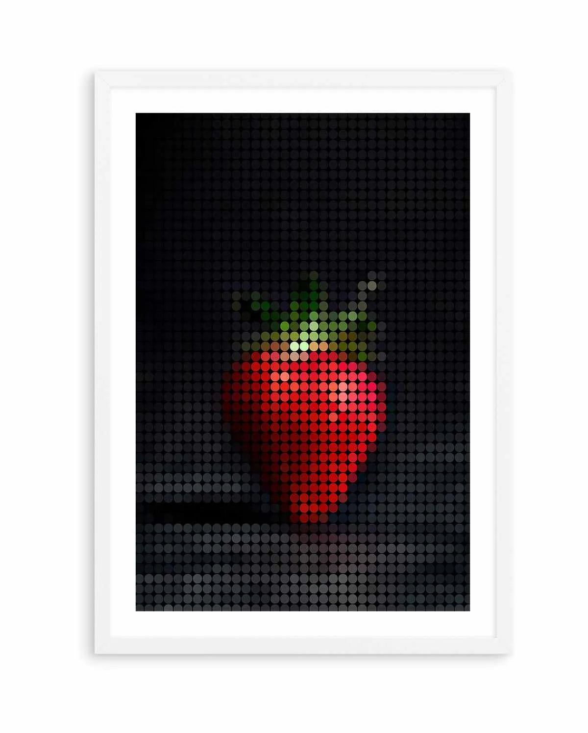 Strawberry Dots | Art Print from Olive et Oriel where you can shop wallpaper and artworks online