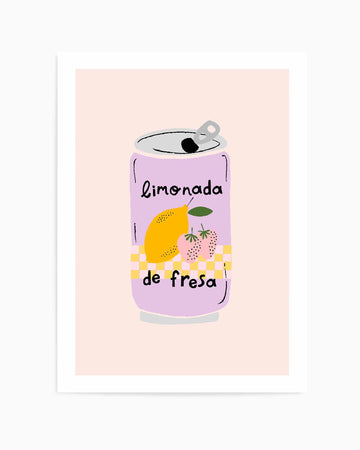 Strawberry Lemonade By Aislinn Simmonds | Art Print from Olive et Oriel where you can shop wallpaper and artworks online