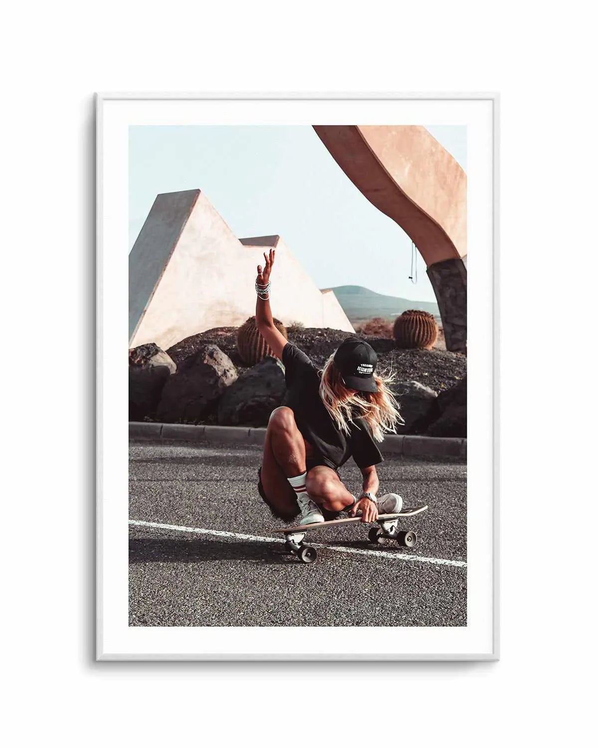 Street Skate by Marina Brisset Art Print from Olive et Oriel where you can shop wallpaper and artworks online