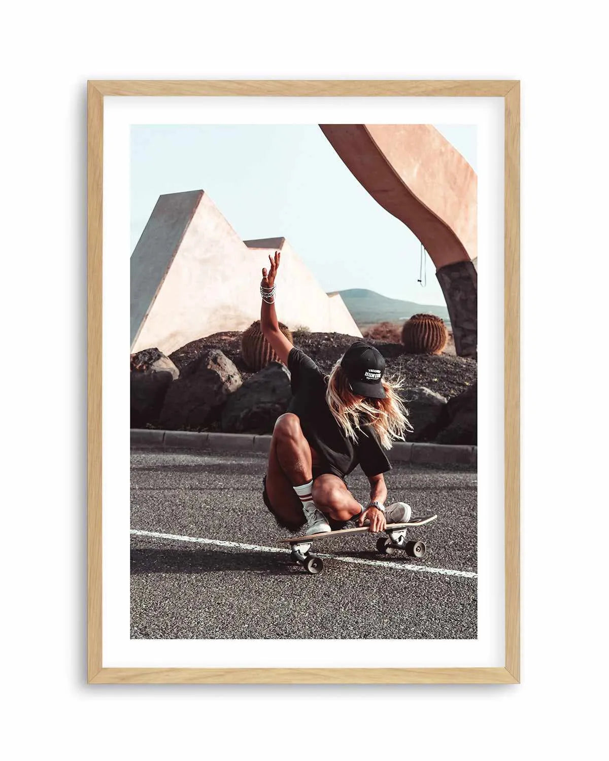 Street Skate by Marina Brisset Art Print from Olive et Oriel where you can shop wallpaper and artworks online