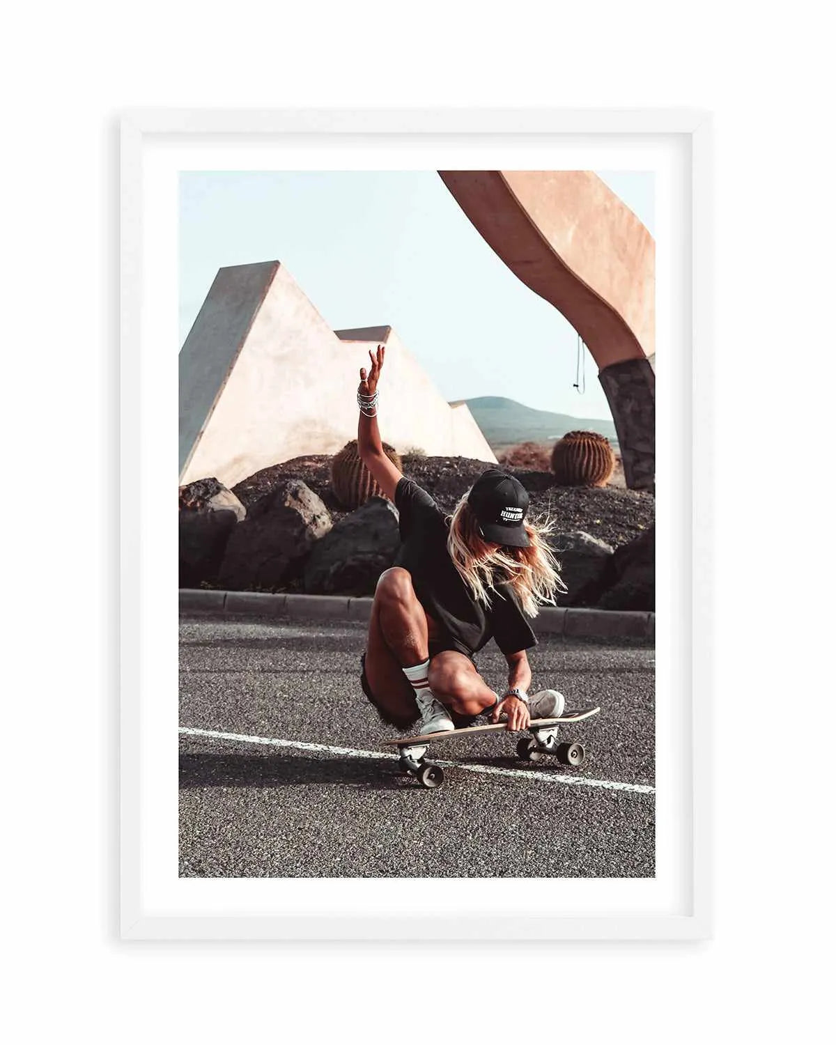 Street Skate by Marina Brisset Art Print from Olive et Oriel where you can shop wallpaper and artworks online