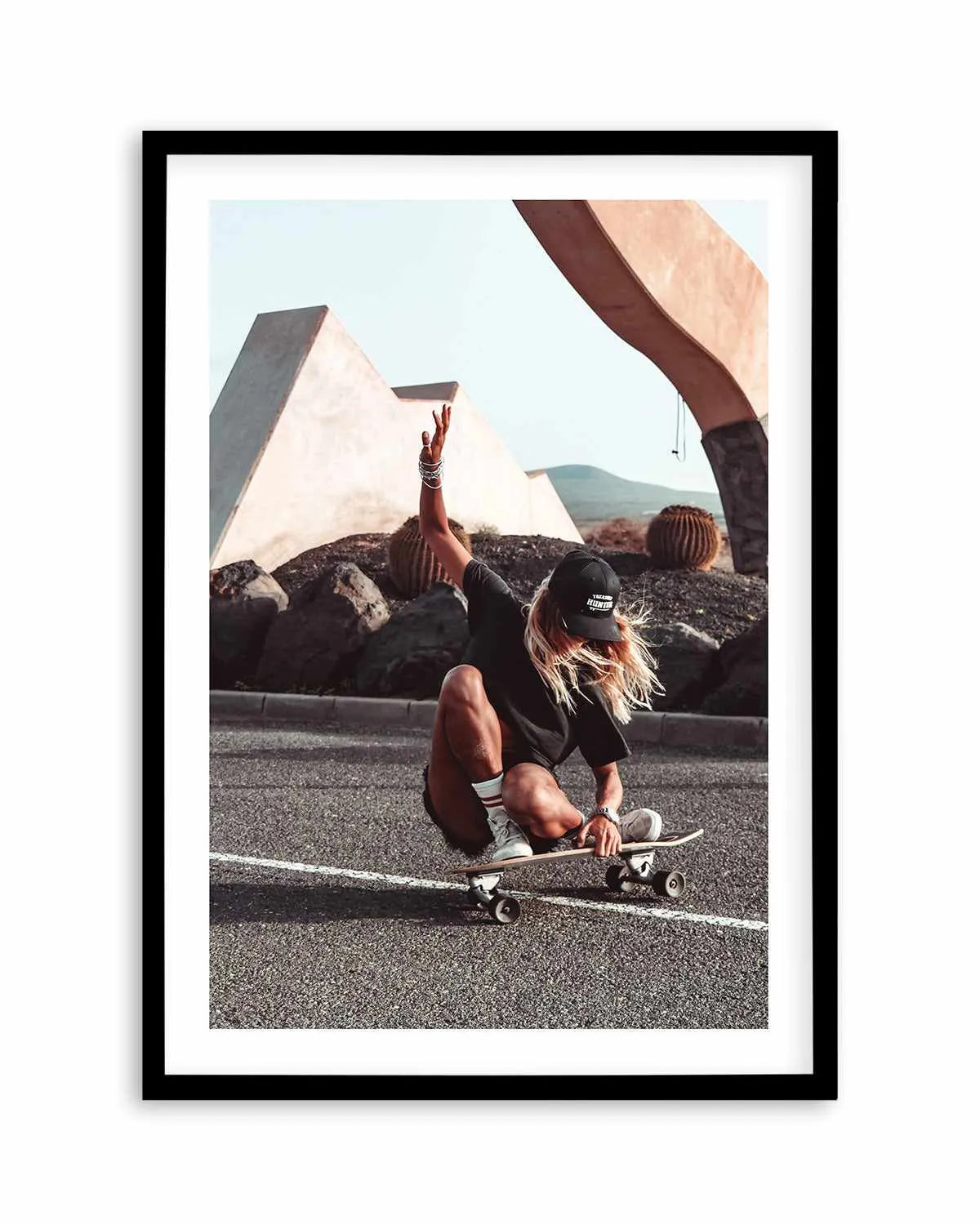 Street Skate by Marina Brisset Art Print from Olive et Oriel where you can shop wallpaper and artworks online