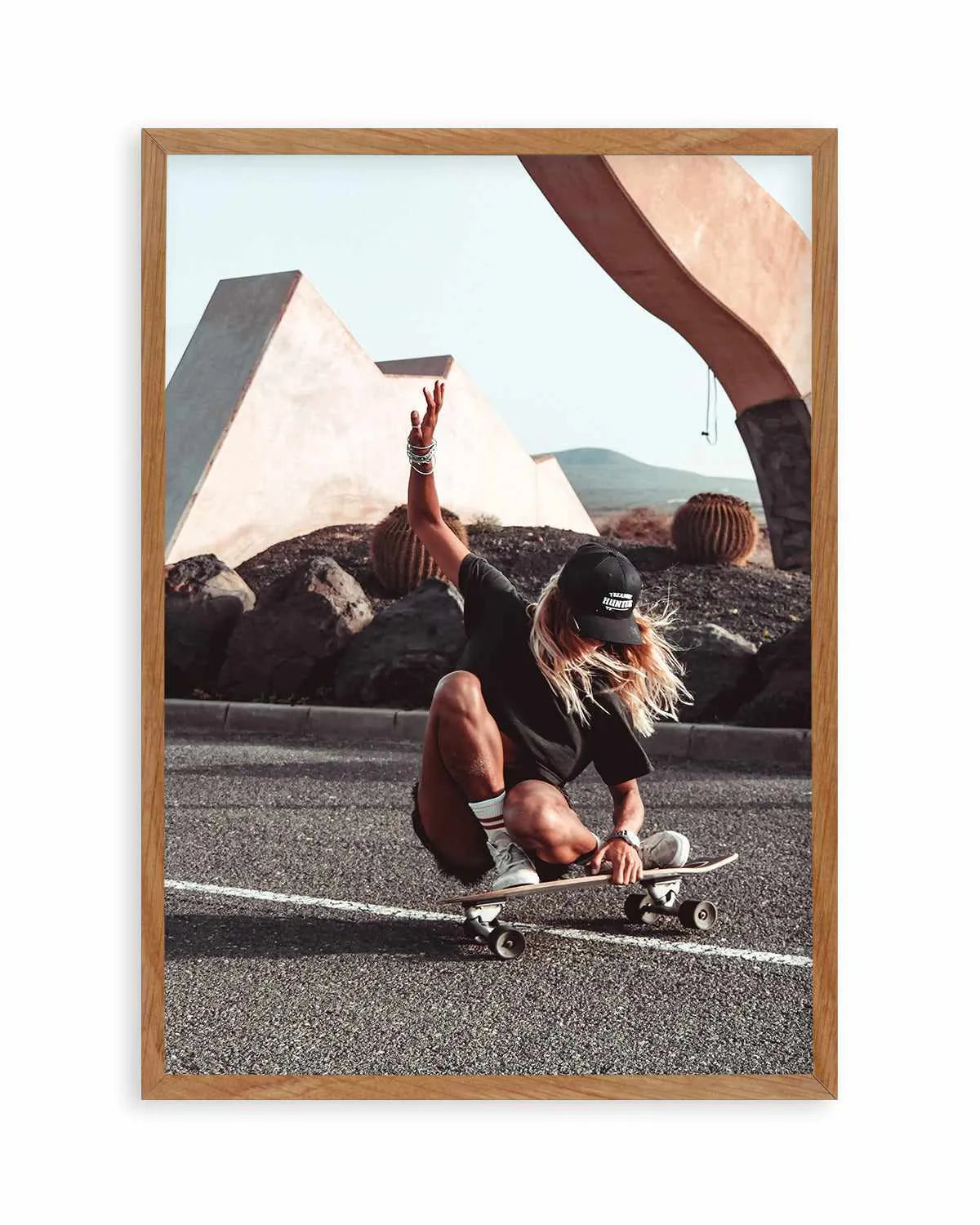 Street Skate by Marina Brisset Art Print from Olive et Oriel where you can shop wallpaper and artworks online