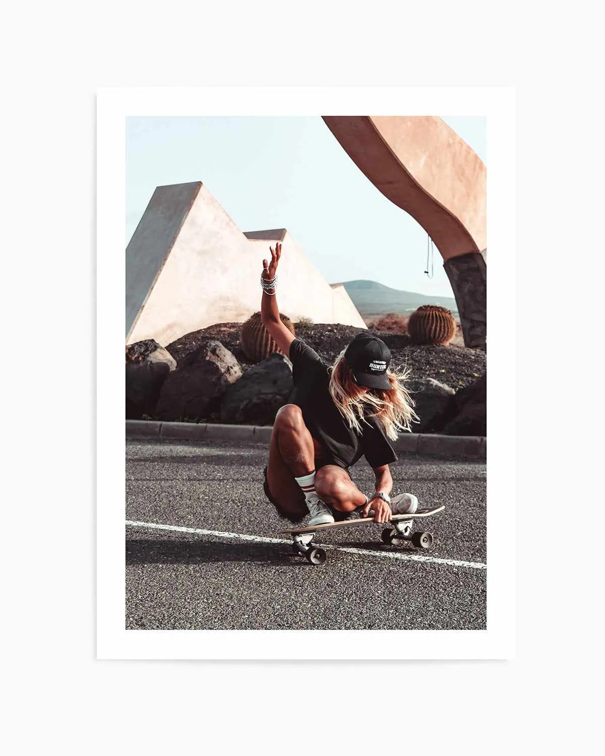 Street Skate by Marina Brisset Art Print from Olive et Oriel where you can shop wallpaper and artworks online