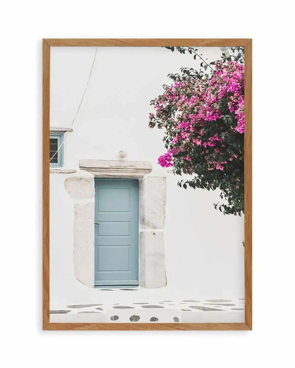 Streets of Mykonos III Art Print from Olive et Oriel where you can shop wallpaper and artworks online