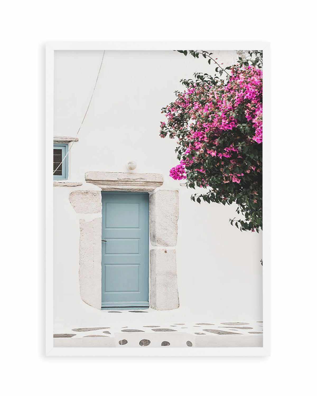 Streets of Mykonos III Art Print