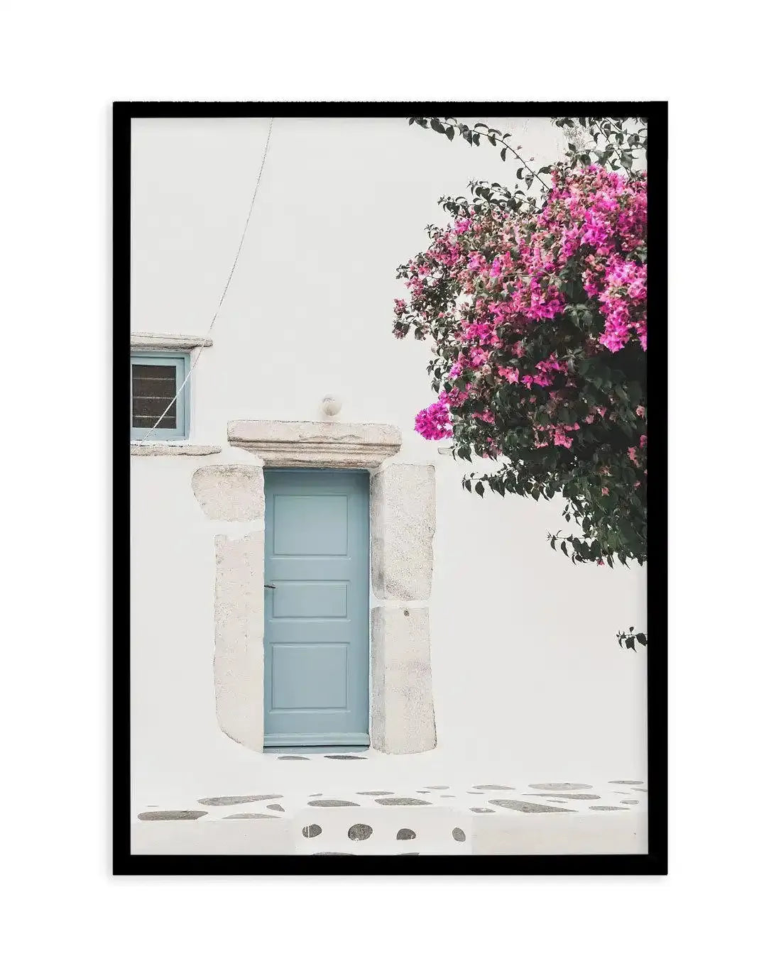 Streets of Mykonos III Art Print-Shop Greece Wall Art Prints Online with Olive et Oriel - Our collection of Greek Islands art prints offer unique wall art including blue domes of Santorini in Oia, mediterranean sea prints and incredible posters from Milos and other Greece landscape photography - this collection will add mediterranean blue to your home, perfect for updating the walls in coastal, beach house style. There is Greece art on canvas and extra large wall art with fast, free shipping acr