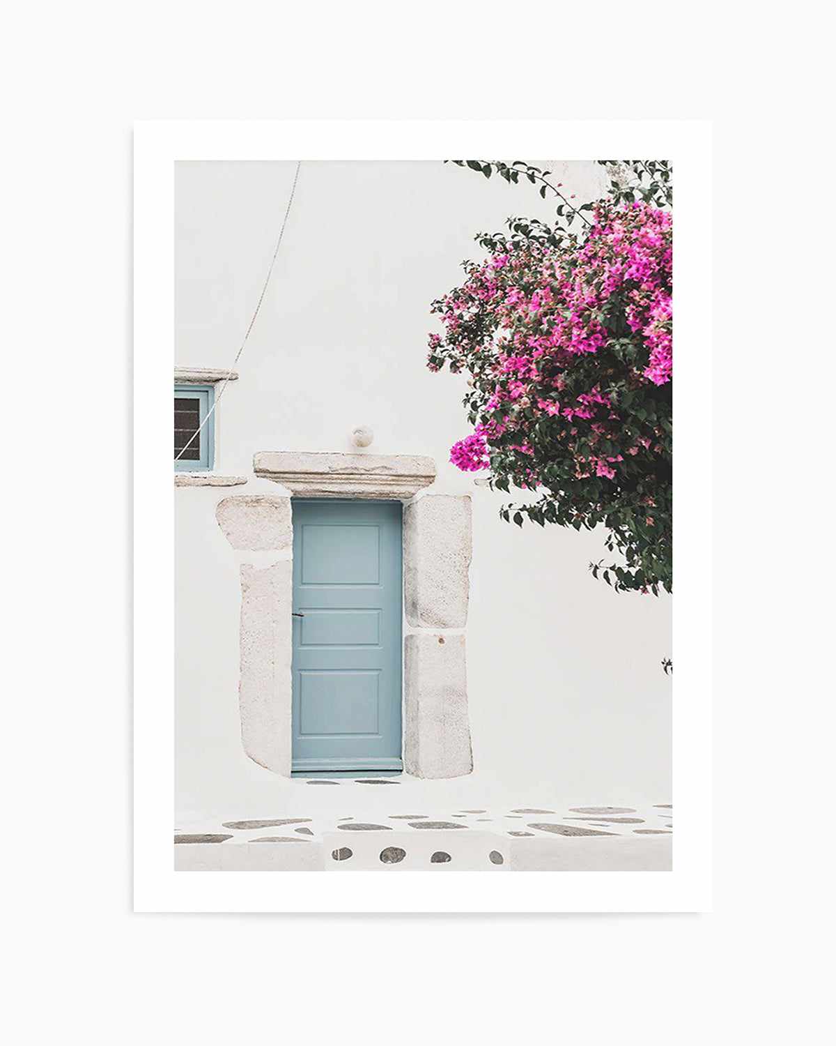 Streets of Mykonos III Art Print