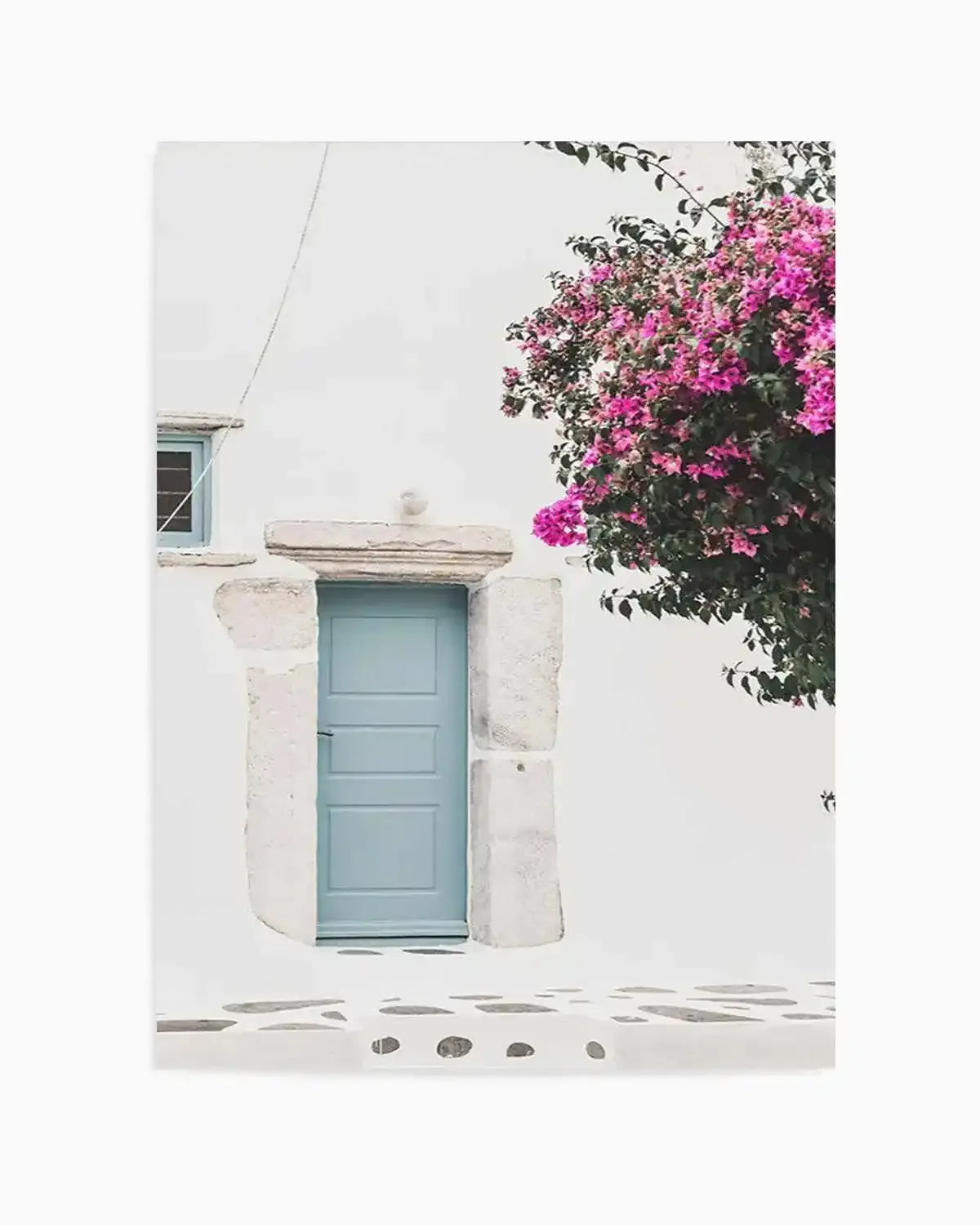 Streets of Mykonos III Art Print from Olive et Oriel where you can shop wallpaper and artworks online