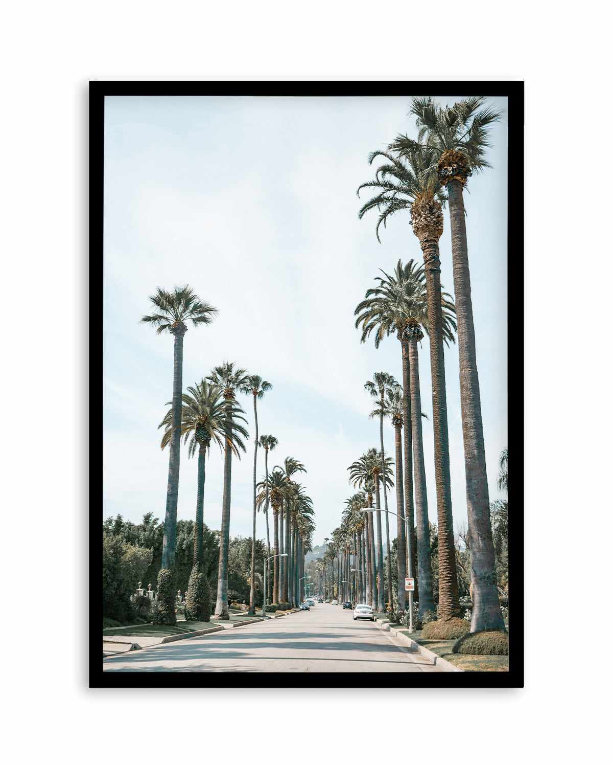 Streets of Palm Springs Art Print