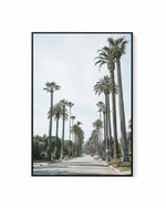 Streets of Palm Springs | Framed Canvas Art Print