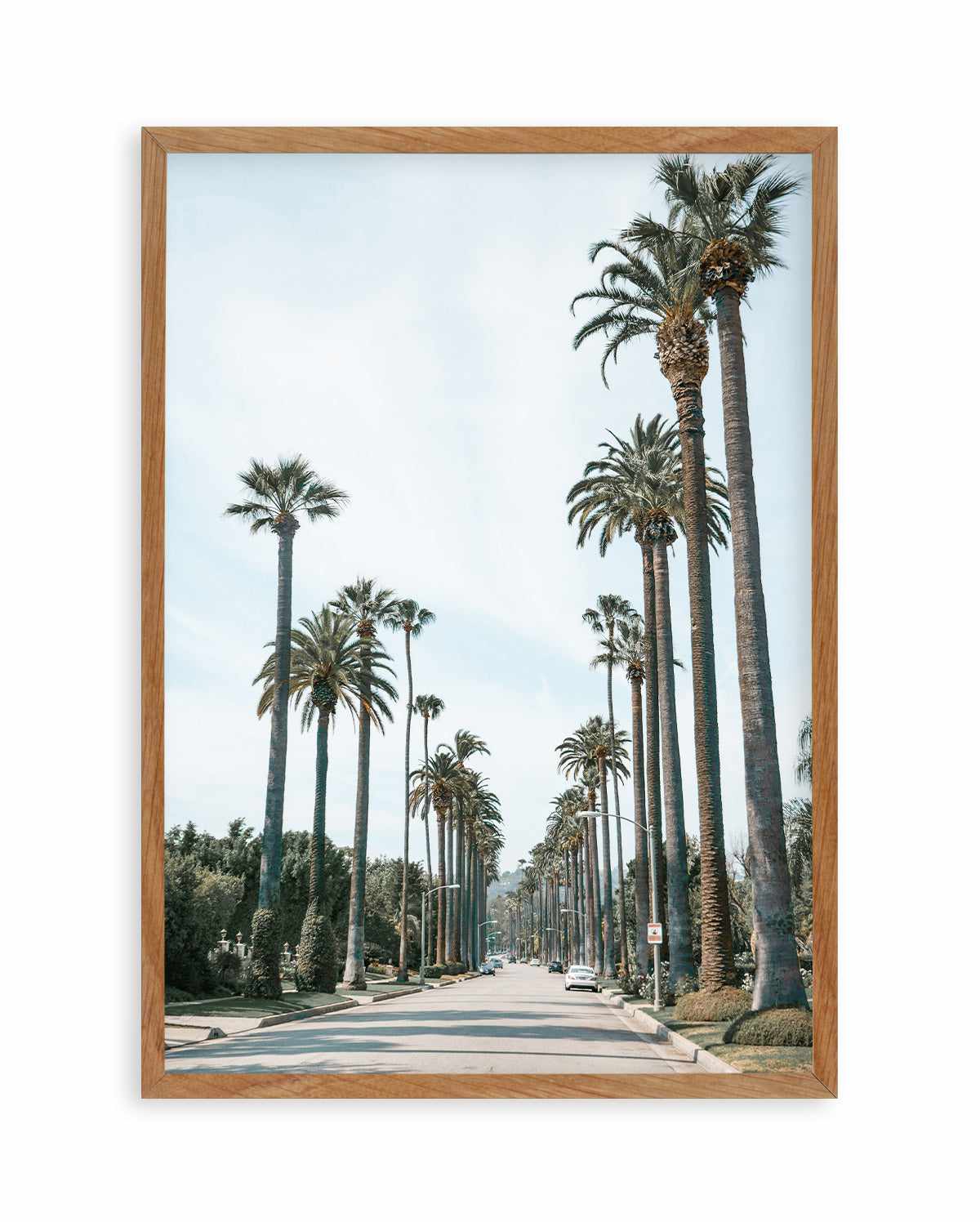 Streets of Palm Springs Art Print