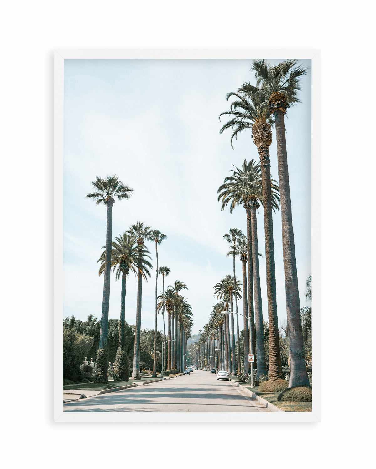 Streets of Palm Springs Art Print