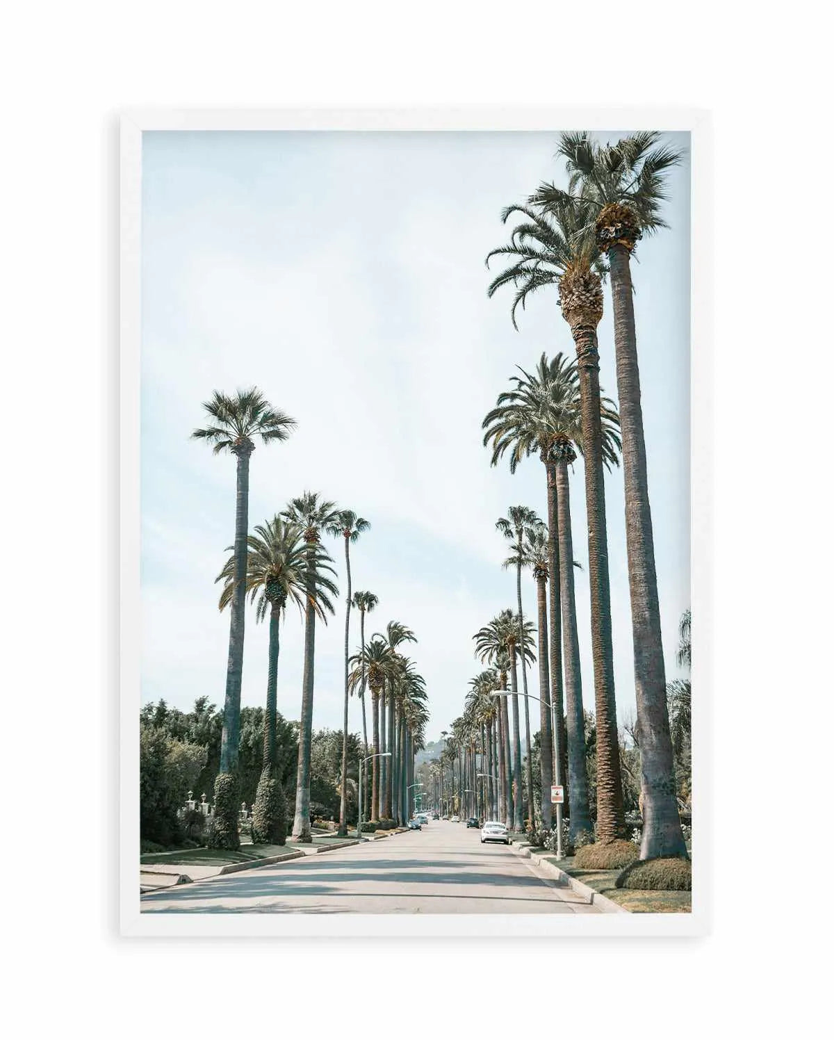 Streets of Palm Springs Art Print from Olive et Oriel where you can shop wallpaper and artworks online