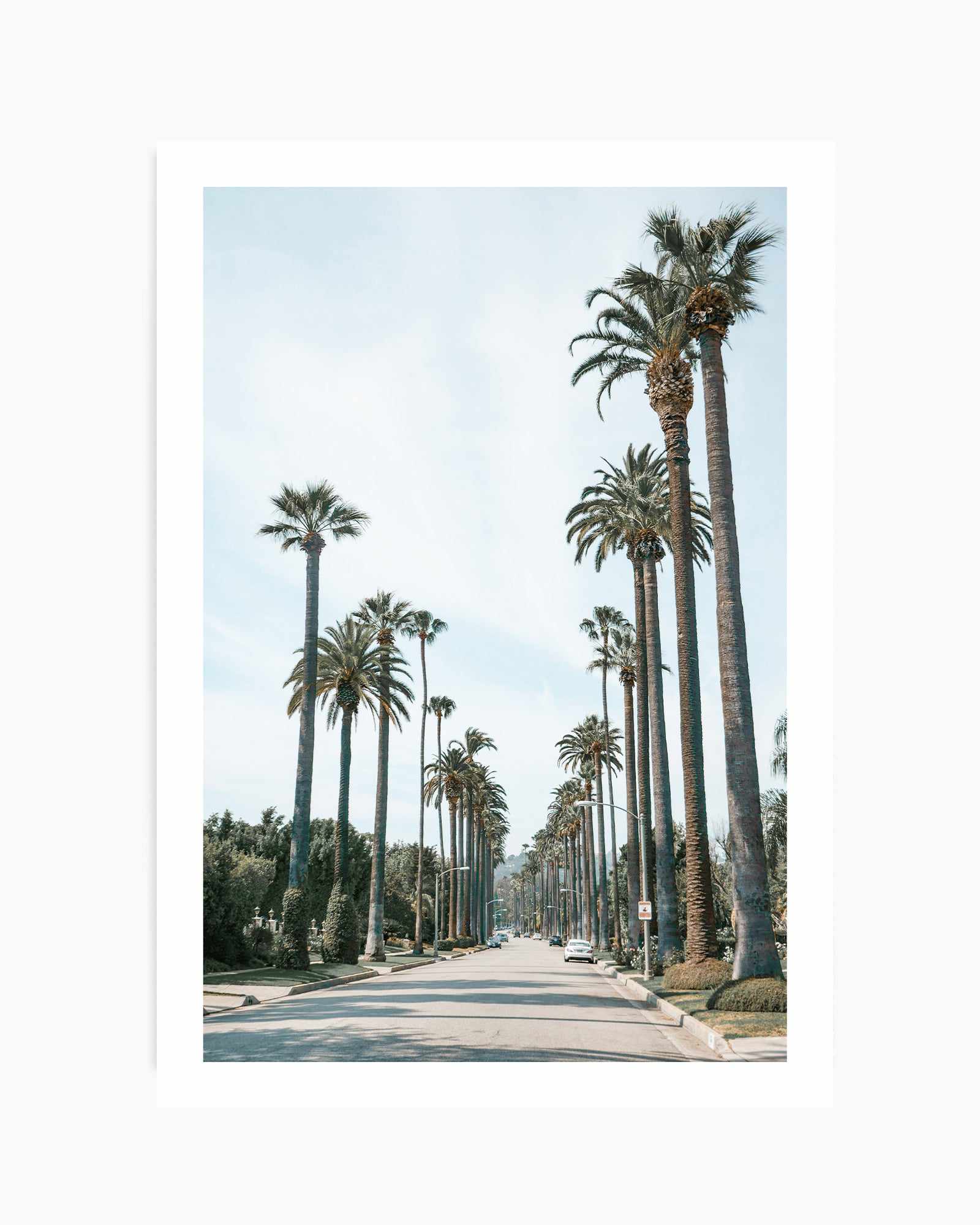 Streets of Palm Springs Art Print