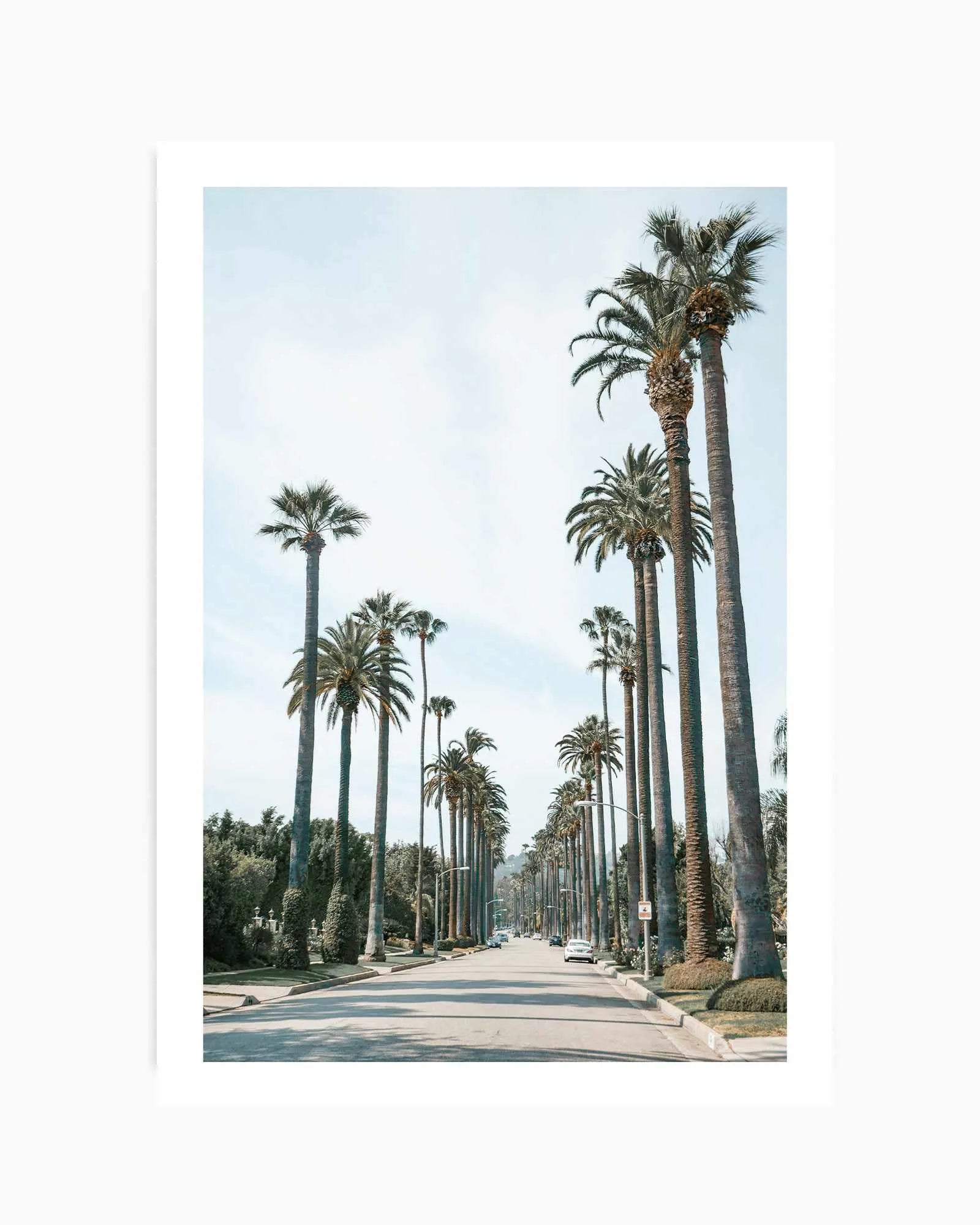 Streets of Palm Springs Art Print from Olive et Oriel where you can shop wallpaper and artworks online