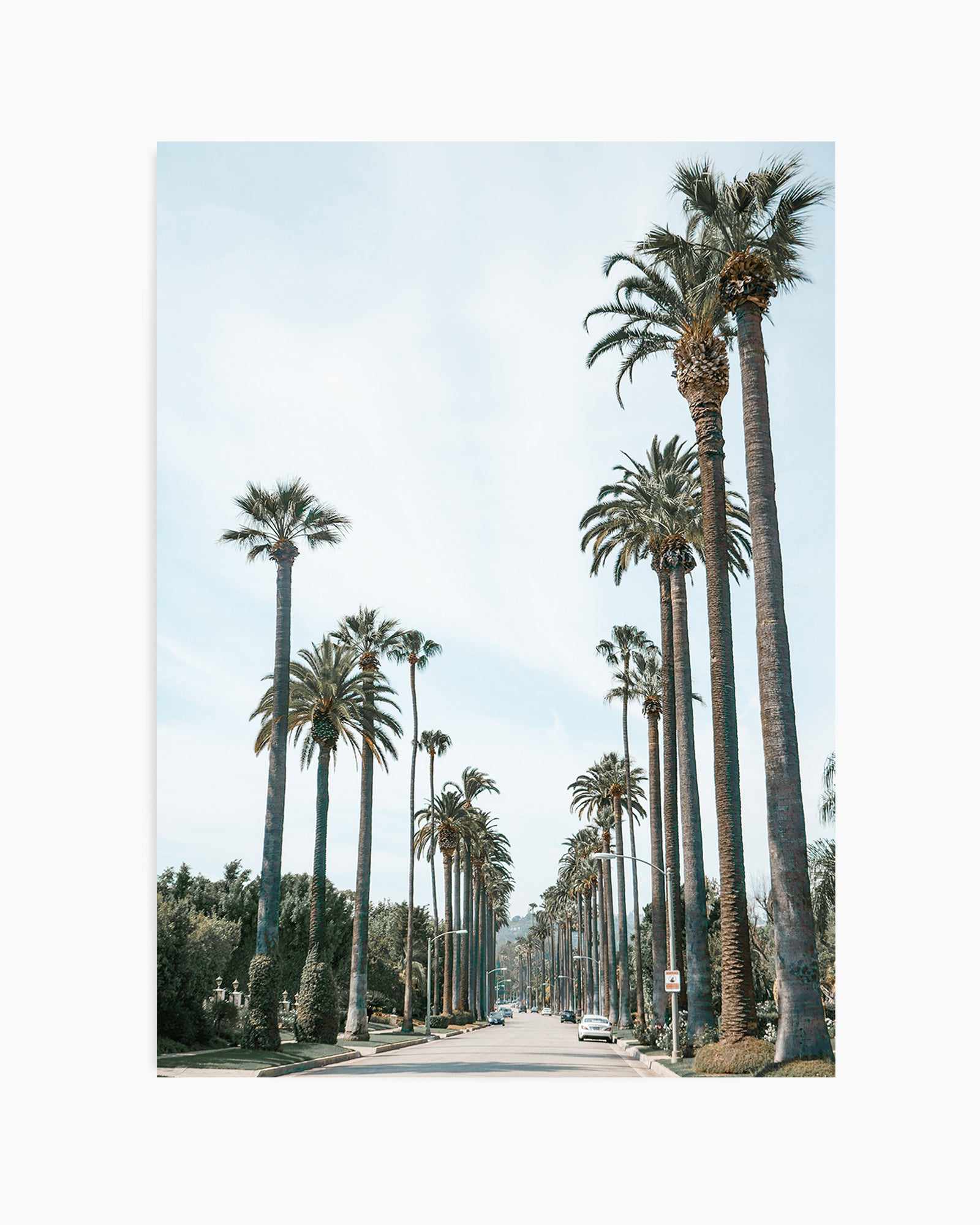 Streets of Palm Springs Art Print