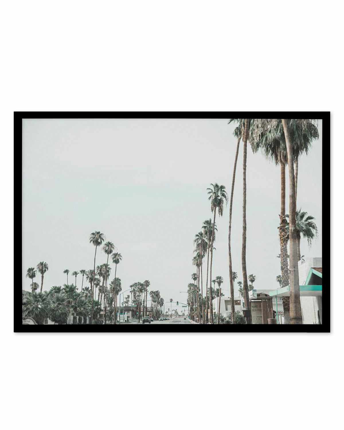 Streets of Palm Springs Art Print