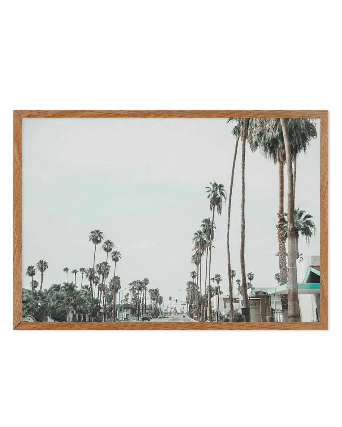 Streets of Palm Springs Art Print