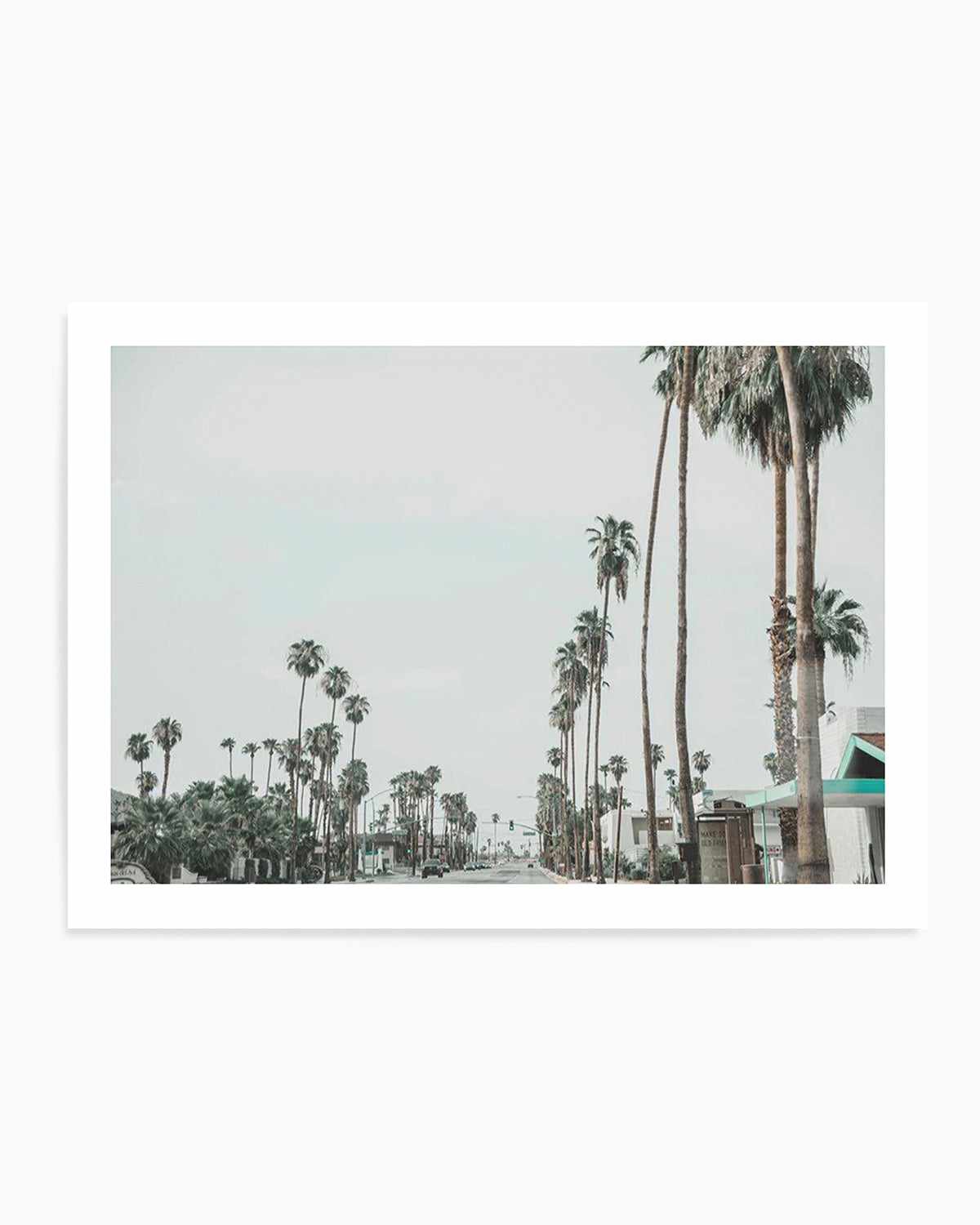 Streets of Palm Springs Art Print