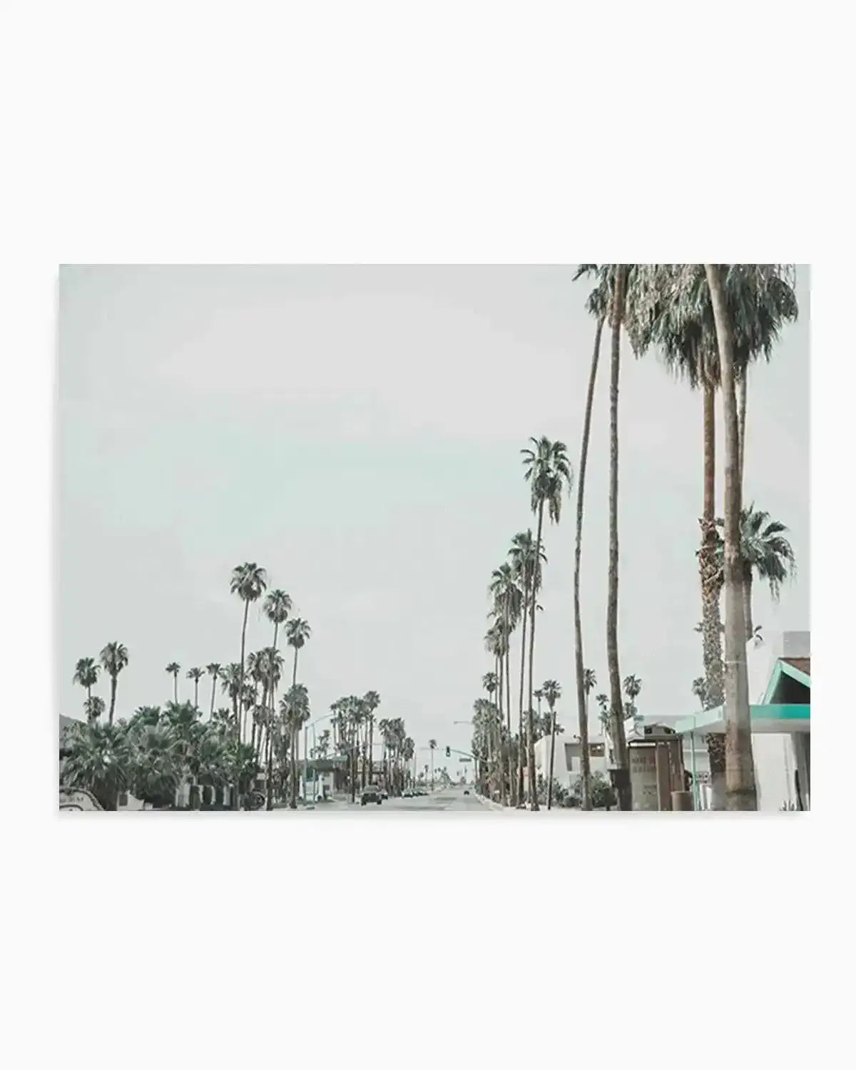 Streets of Palm Springs Art Print from Olive et Oriel where you can shop wallpaper and artworks online